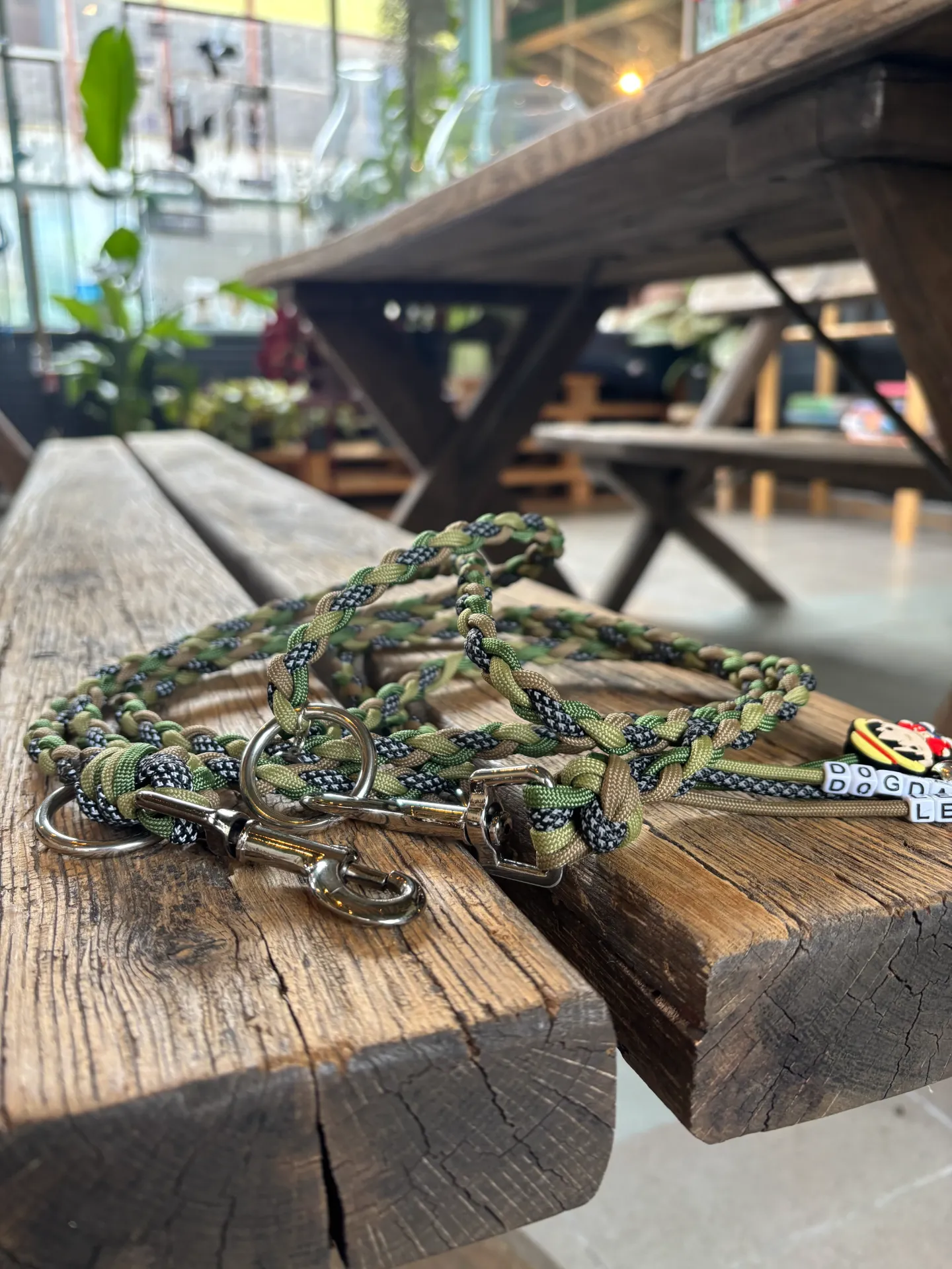 Verstelbare paracord lijn